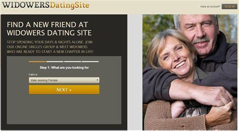 dating site for widows and widowers